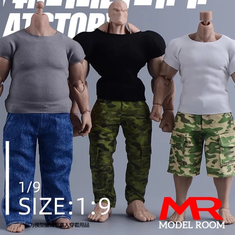 

ATStory 1/9 Scale Male Tight T-shirt Top Clothes Model Fit Romankey UMS003 Notaman NT-03 ADAM Big Guy Soldier Action Figure Body