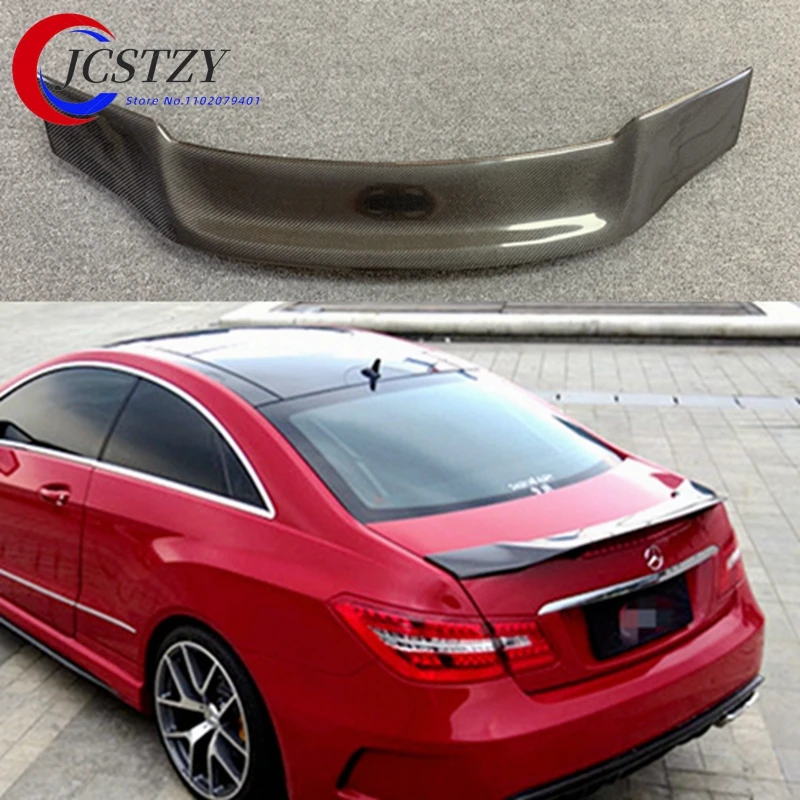 

W207 C207 Спойлер багажника из углеродного волокна FRP R Style Wing для Mercedes E Class Coupe 2010-2016 E200 E250 E300 E350