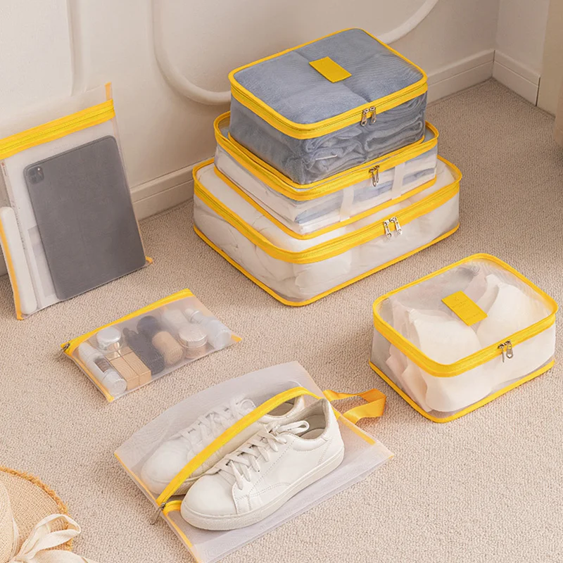 Organizador viaje – cubos de embalaje maletas ropa zapato plegable