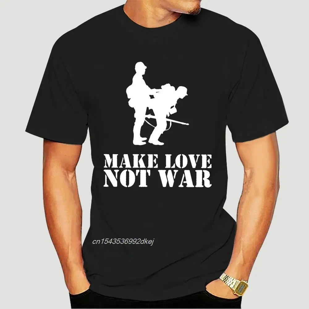 

Футболка с надписью «Make Love Not War Soldier», 5183A