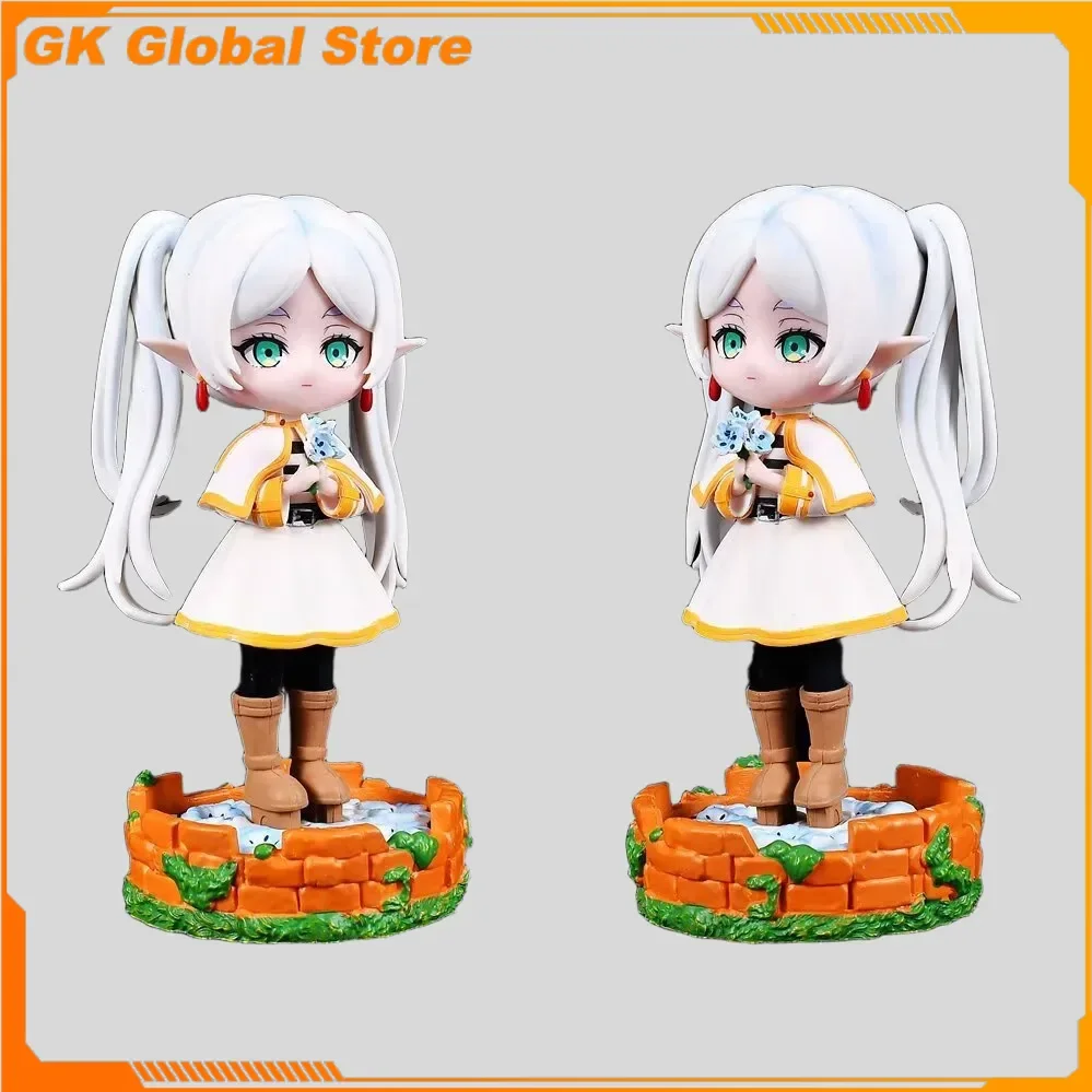 

14cm Frieren: Beyond Journey's End Anime Figure Peripheral Scene Statue Model Cute Beautiful Girl Ornaments Birthday Gifts Toys
