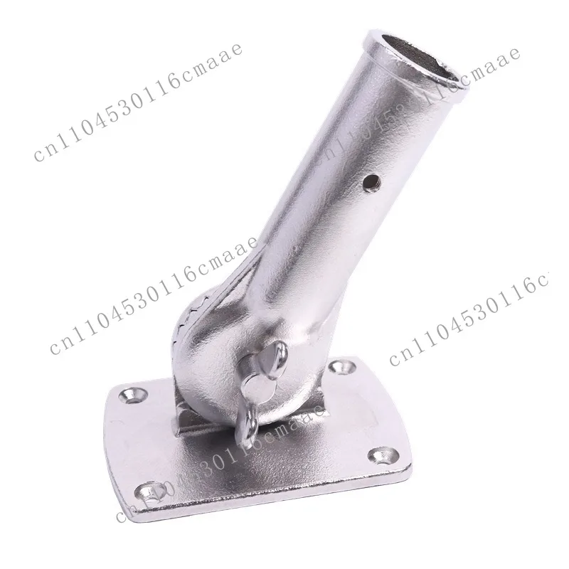180 Degree Rotating Flagpole Seat, Wall Street Light Can Be Installed 316 Precision Casting  Thickened High Hardness Fixed Seat