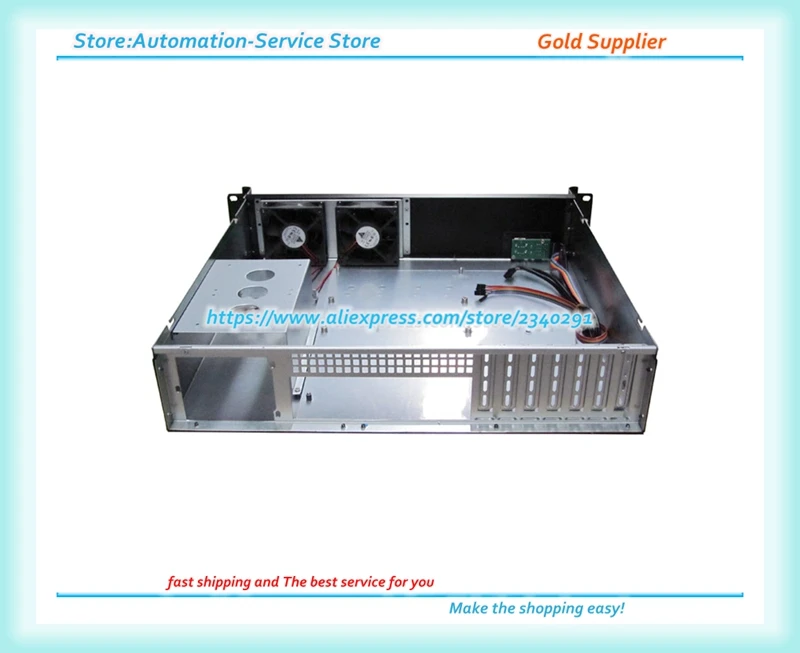 2U T4002A Промышленный шкаф Высококачественная панель 2U Алюминиевый корпус сервера Брандмауэр Мягкая маршрутизация Корпус ROS