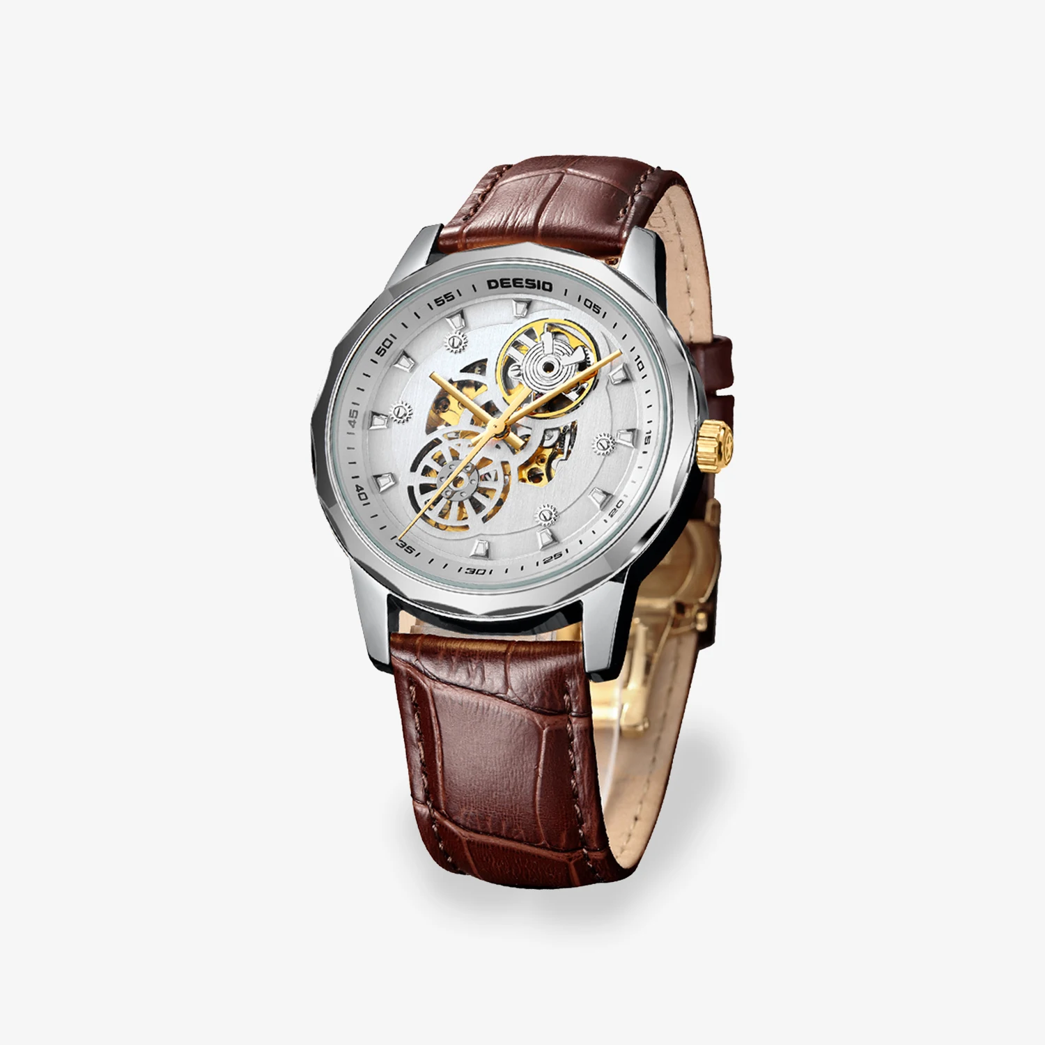 deesio-men‘s-mechanical-watch316l-stainless-steel-watch-case30m-waterprooffashion-casual-watchleather-braceletgift-for-men