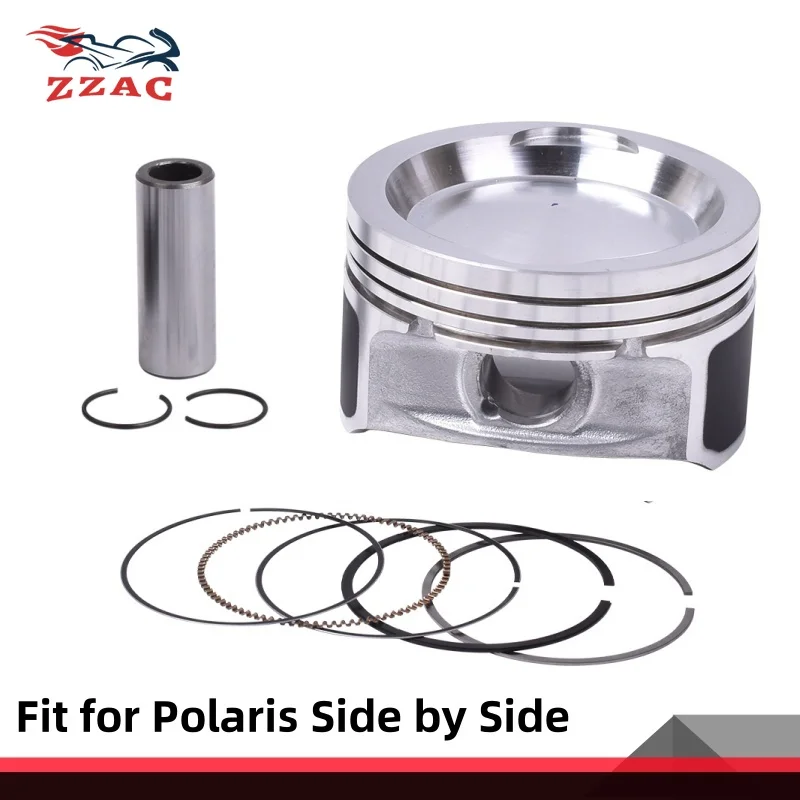 Kit de pistón y anillo de pistón de motocicleta STD de 80mm para Polaris Side by Side Ranger 700 05-09 Ranger 800 10-17 RZR 4 800 10-13