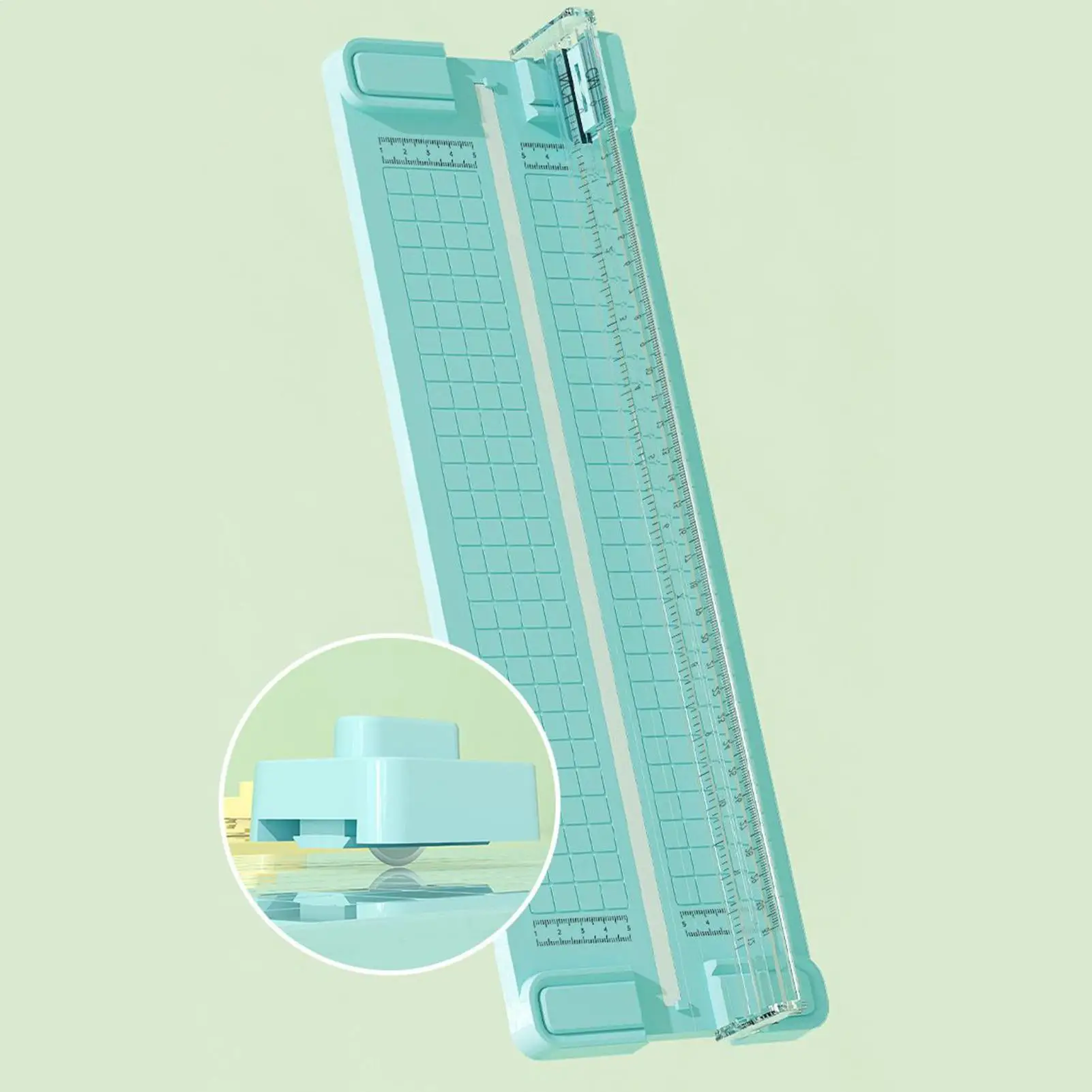 Paper Cutter Slider Scrapbooking Craft Bidirectional Paper Cutter Ergonomic Portable Slicer Photo Cutting Tool For Offices