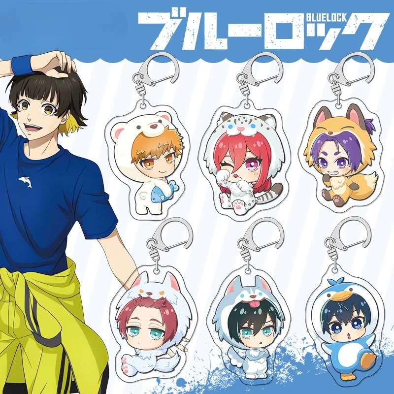 Isagi Yoichi Chigiri Hyoma Bachira Meguru Kuon Wataru Doll Suit Polar Creature Series Customizable Acrylic Keychain Pendant