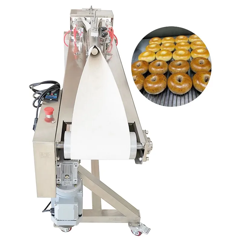 Customizable Automatic Donut Maker Machine Commercial Dough Extruder Frying Line 220V Stainless Steel Hot Sale 2025