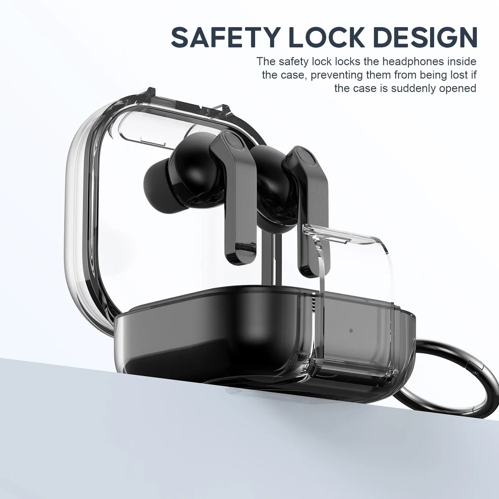 Für Samsung Galaxy Buds 4 Pro / Buds 4 Hülle mit Telefonständer & Verschlussclip-Design mit Reinigungsset für Galaxy Buds Pro 4 2026 Schutzhülle – Detail 2
