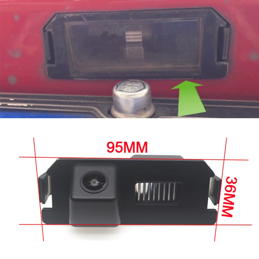 Night Vision Car Reverse Backup Rear View Camera HD Waterproof For Hyundai Coupe S3 Tuscani Tiburon Verna Solaris Hatchback image 2