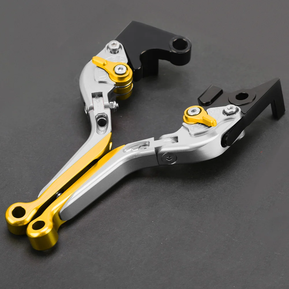 RS125 Motorcycle Accessories Adjustable Brake Clutch Levers Extendable Handles Lever For Aprilia RS 125 2006 2007 2008 2009 2010