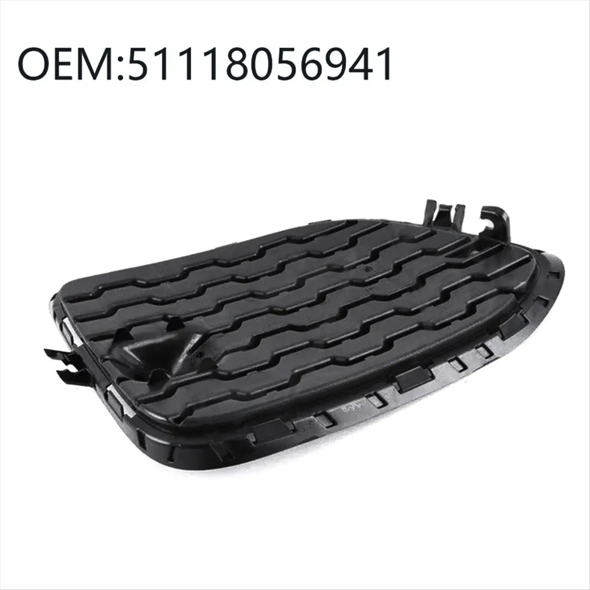#21K Automotive Parts & Accessories,For BMW Left Front Bumper Closed M Grille Fog Lamp Frame Bezel (Black)