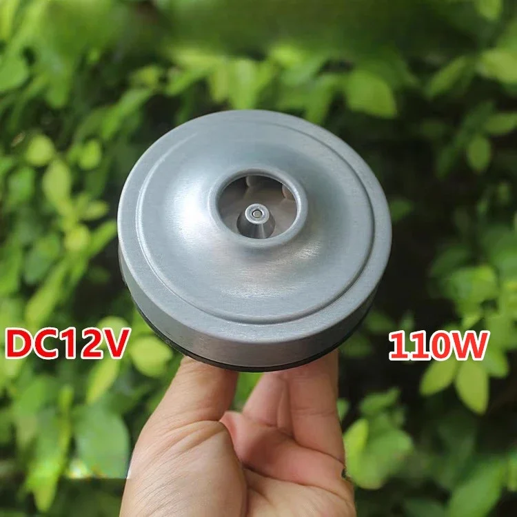 DC 12V 110W Micro 545 Brush Motor Engine Fan High-power Handheld Vacuum Cleaner Ball Bearing Metal Turbine