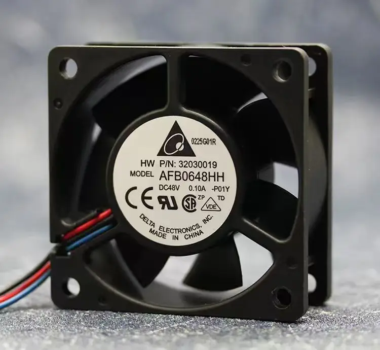 DC 48V 60mm Server Fan AFB0648HH 6CM 60*60*25 mm 6025 0.12A Inverter Cooling Fan