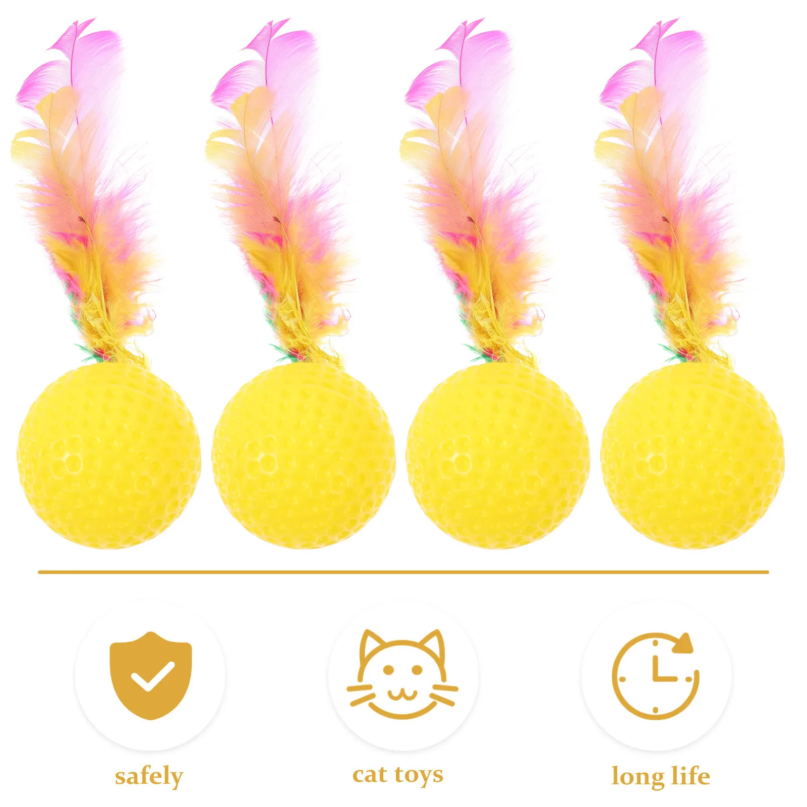 24 Buah Bola Suara Interaktif untuk Latihan Menggoda Interaktif Perlengkapan Aktivitas Hewan Peliharaan Berbagai Macam Warna