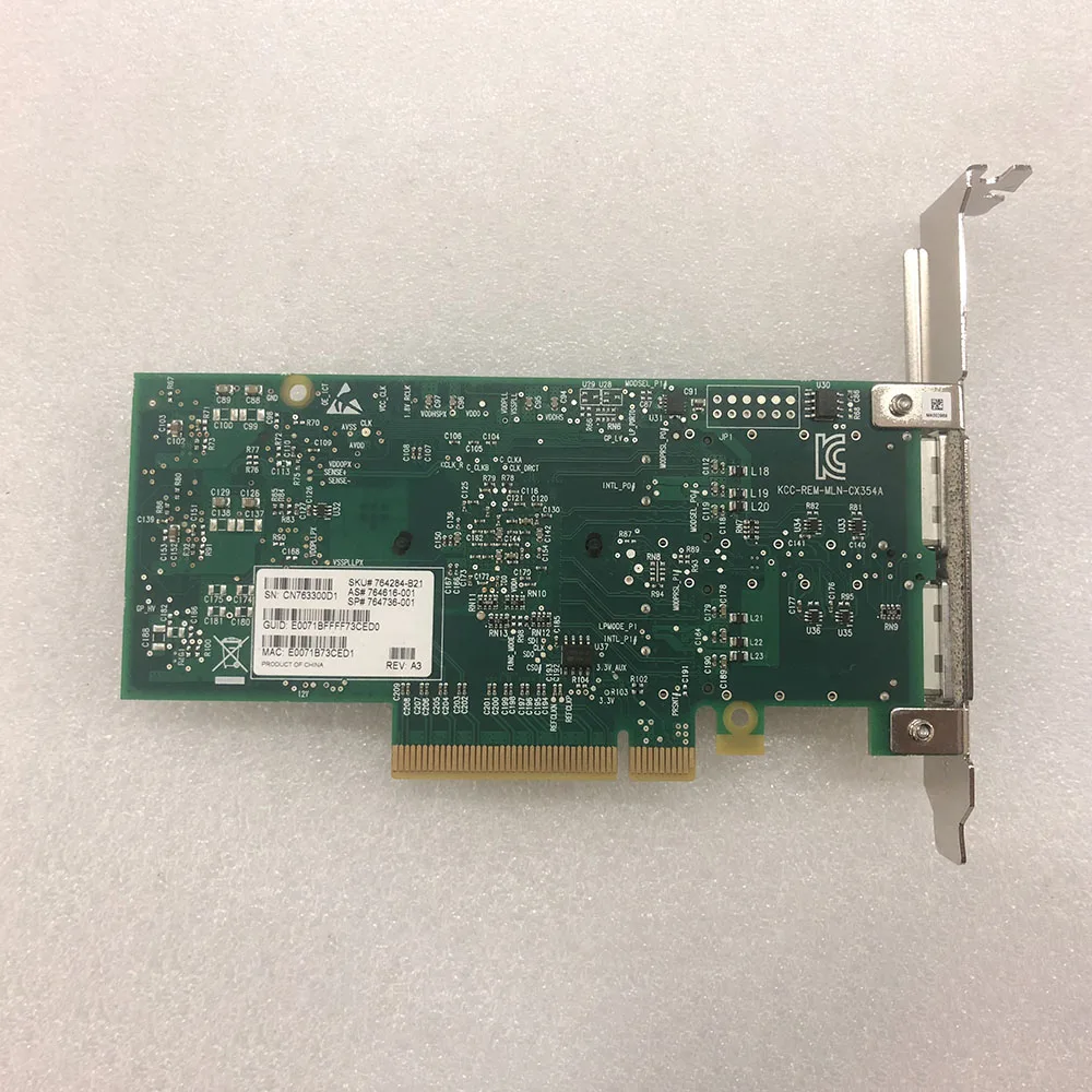 764284-B21 764736-001 764616-001 544+QSFP 10GB/40GB MCX354A Adptr