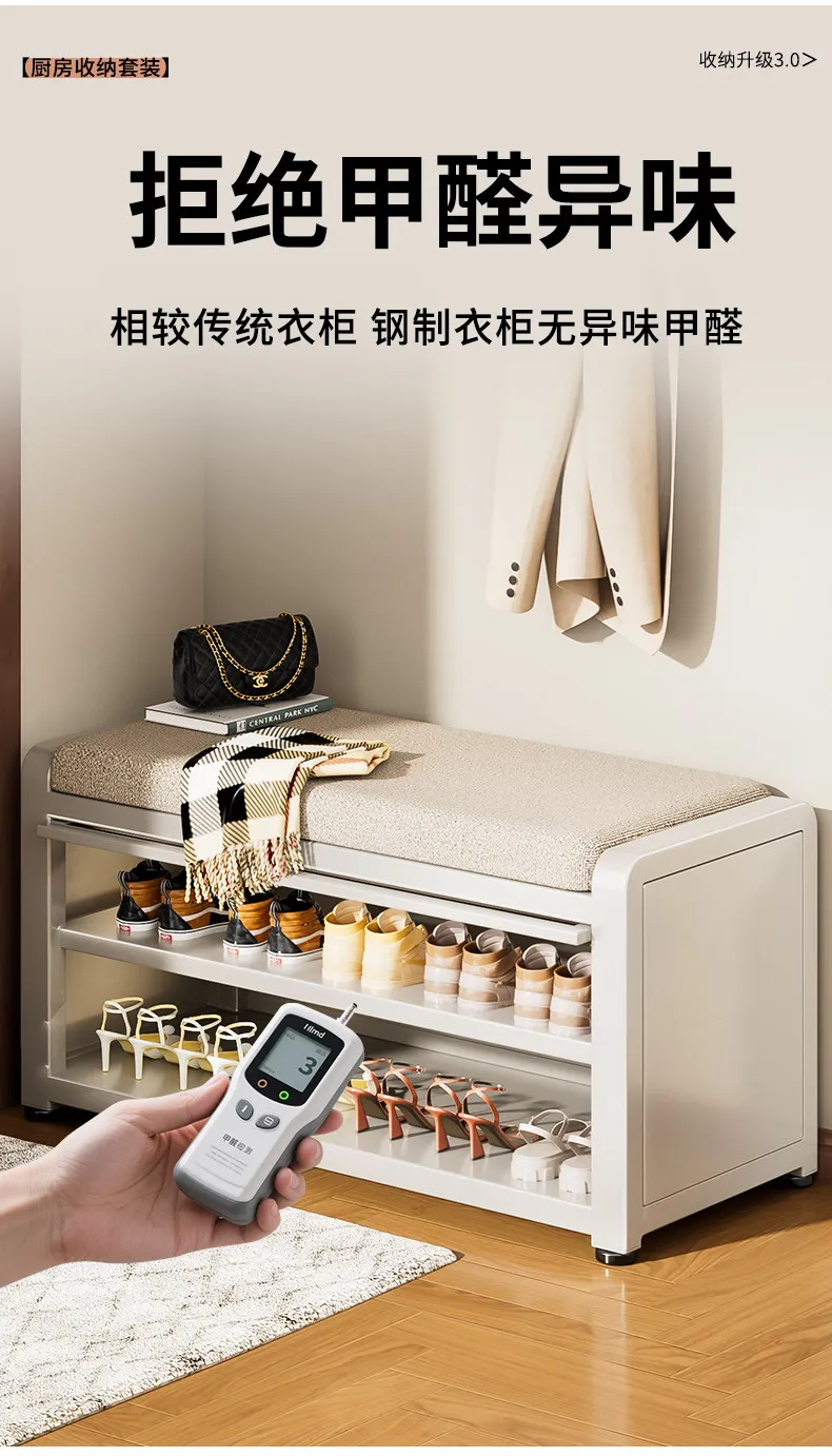 c13-Relaxing Transparent Foot Stool Pouf Vanity Chair Nordic Designer Bedroom Foot Stool Shoe Storage Tabouret Unique Furniture
