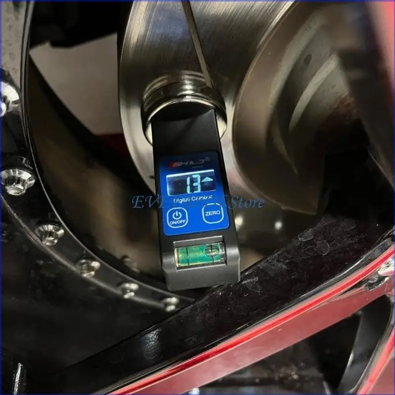 124B Universal Caster Cambers Gauge for Car Truck Digital Cambers Alignment Tool Precisions LCD Display Wheel Alignment Tool view 3