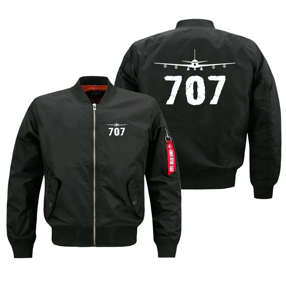 

The 707 Man Baseball Windproof Coats Harajuku Pilots Military Outdoor Flight Aviation Men Ma1 Bomber Jacket