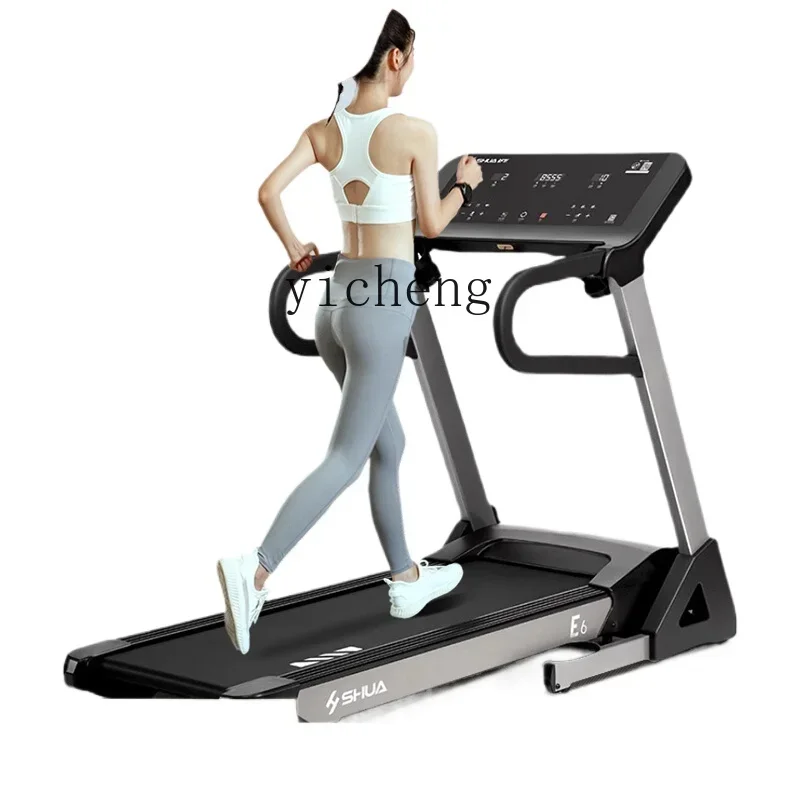 TQH indoor small treadmill household model foldable hill climbing shock absorption gym special