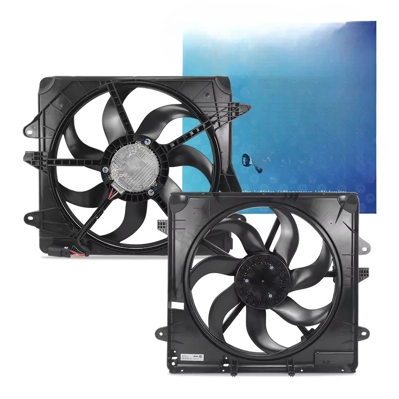 

68211602ABD 12 В постоянного тока Автомобильный вентилятор радиатора Автомобильный лучший электрический вентилятор радиатора Вентилятор радиатора и конденсатора