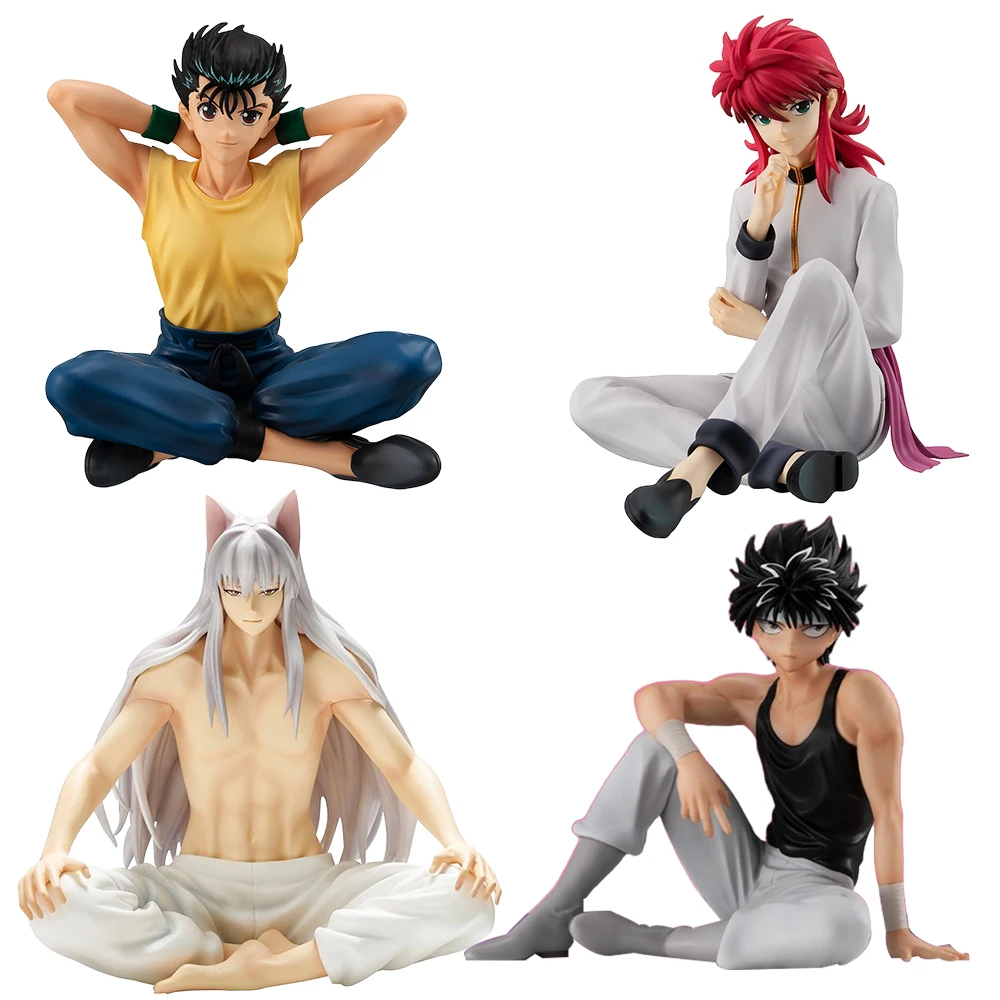 10CM อะนิเมะ Yu Yu Hakusho Youko Kurama Hiei รูป Kurama Urameshi Yusuke Noodle Stopper รูปและ y ตุ๊กตา Aciton รูป