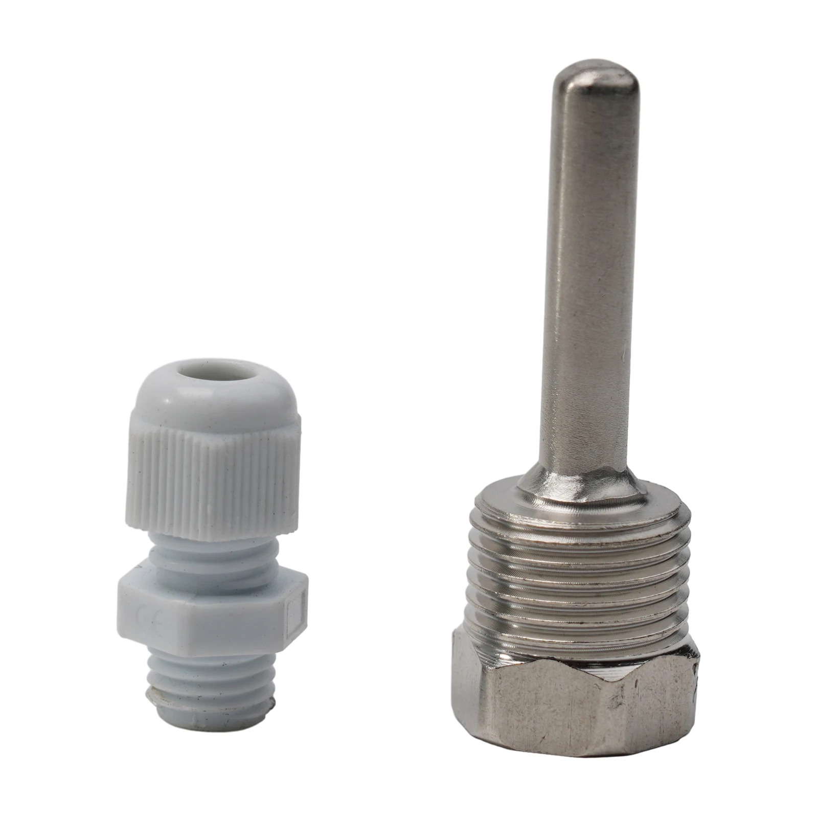 4 Pieces Stainless Steel Thermowell with G 1/2 Thread for Temperature Sensor For Immersion Sleeve in Industrial Thermal Systems
