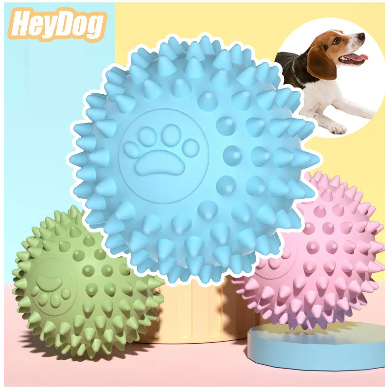 

Dog Toys Ball Dog Teeth Grinding Durable Dog Accessories Help Clean Teeth and Relieve Bore Can be Stuffed With Dog Food Toy Ball