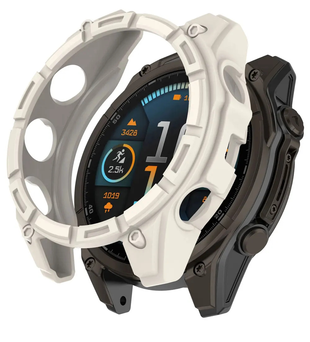 Silikon-Uhrenabdeckung für Garmin Fenix8 Solar 51 mm 47 mm Band Smart Watch Ersatzschale Garmin Fenix 8 AMOLED Schutzhülle – Detail 17