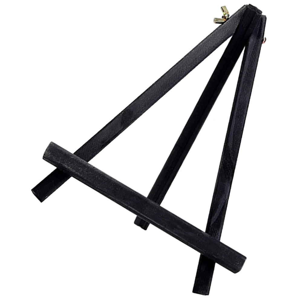 

Children's Mini Easel 24x18 Black Small Wooden Tripod Canvas Stand Painting DIY Decor Phone Holder Display Easels