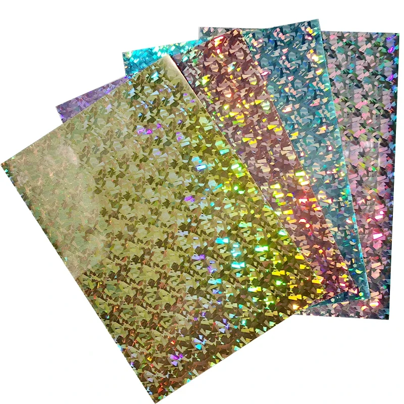 46x135cm Synthetic Leather PVC embossed holographic metal imitation leather fabric for home decoration accessories/ handbag