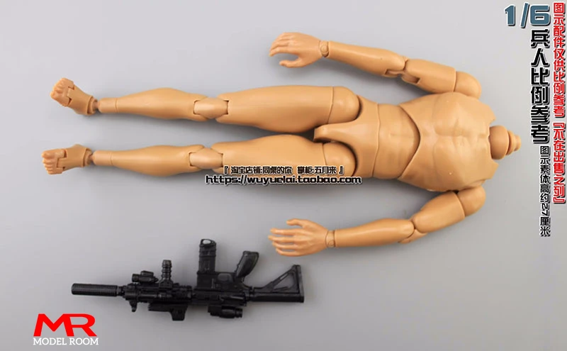 1/6 Scale PVC HK416 AK47 M16A4 ARX160 Tavor MK18 Gun Model Soldier Accessories Props Fit 12\'\' Action Figure Body Doll
