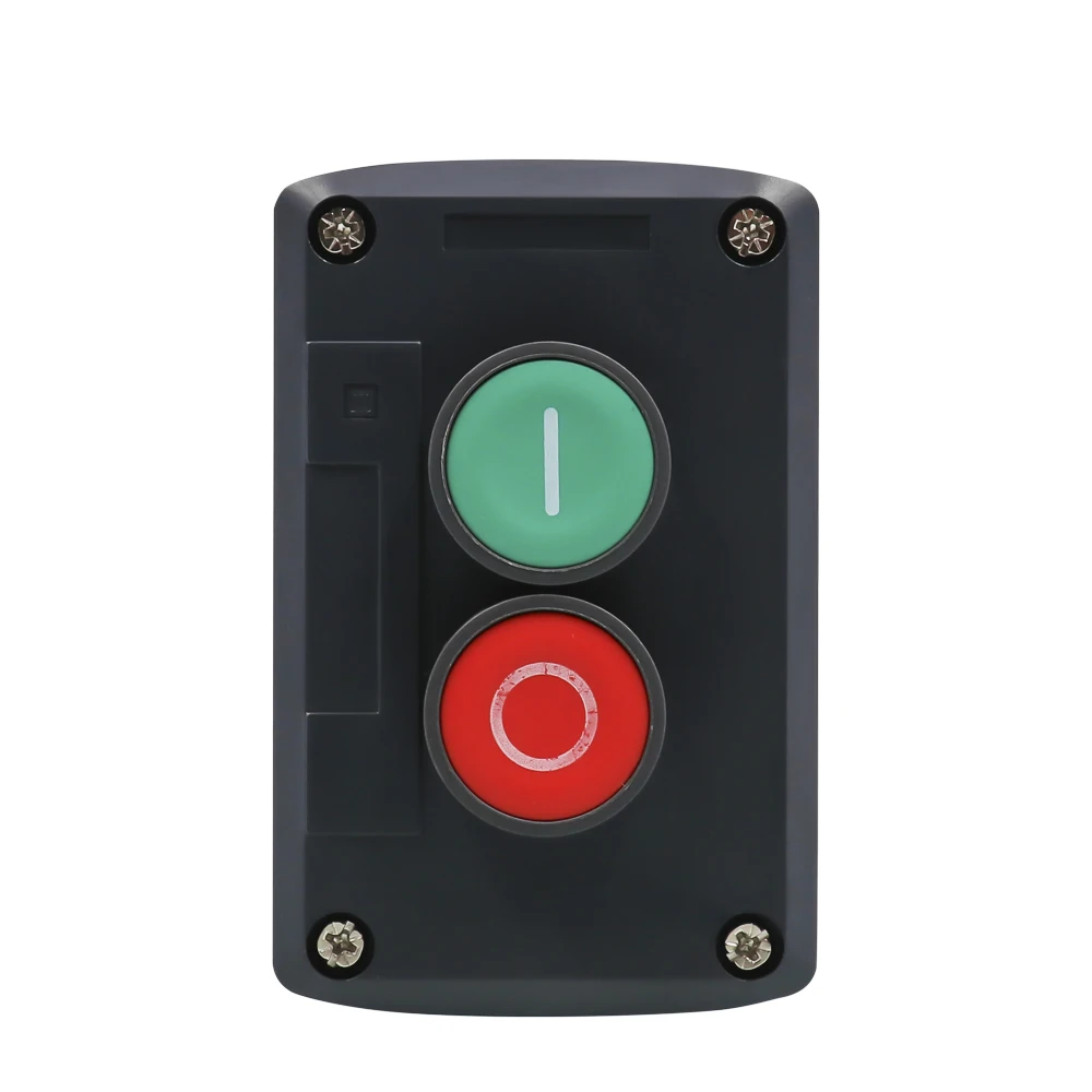 

2 Holes Rainproof Box Button Switch Control Button Box Waterproof Junction Box Black