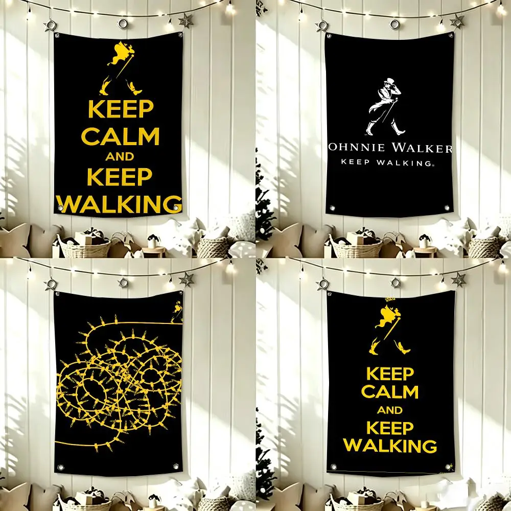 Classic Brand J-Johnnie Walker Flags Home Decor Wall Hanging Vertical Flags Indoor Outdoor