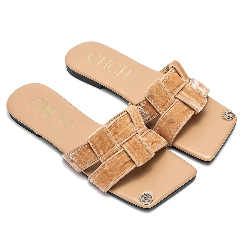 حذاء كلاسيكي للنساء ، نعال نسائية ، نعال رائجة ، تصميم محبب ، مخطط ، لون واحد ، ملابس نسائية ، مسطحة ، موضة ، جديدة #6