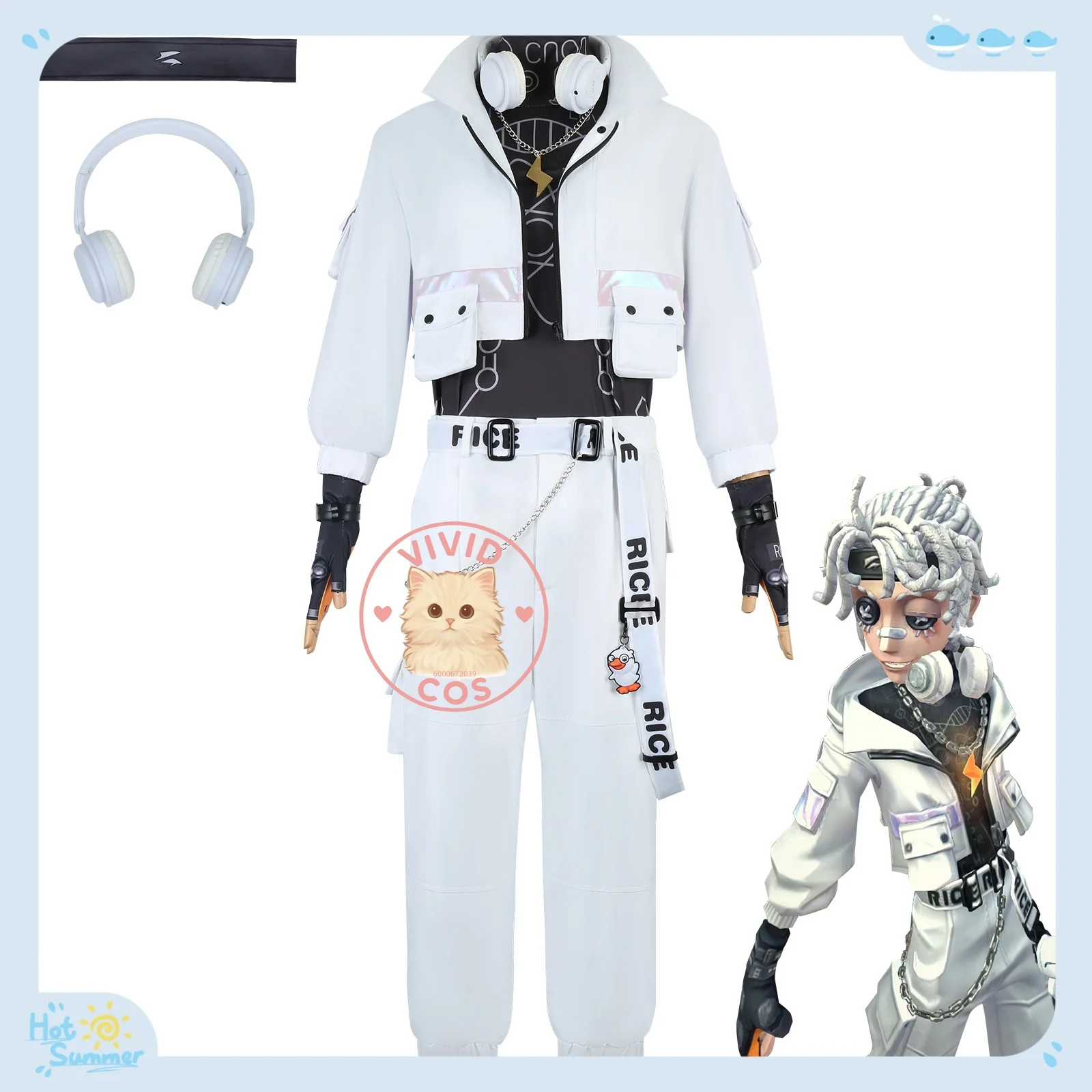 

Identity V Prisoner Collaboration Version Rare Fashion Role-playing As Game Characters with Identical Outfits Two-dimensional
