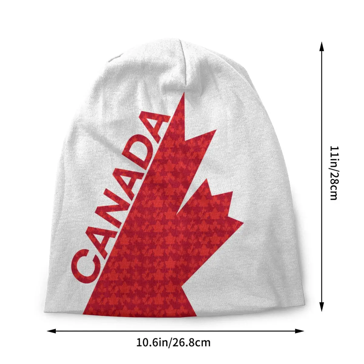 Canada Flag Bonnet Hats Cool Knitting Hat For Women Men Autumn Winter Warm Canadian Retro Hockey Skullies Beanies Caps