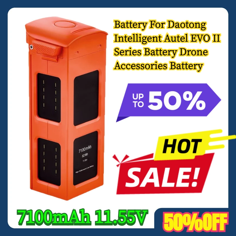 

7100mAh 11.55V Battery For Daotong Intelligent Autel EVO II Series Battery Drone Accessories Battery