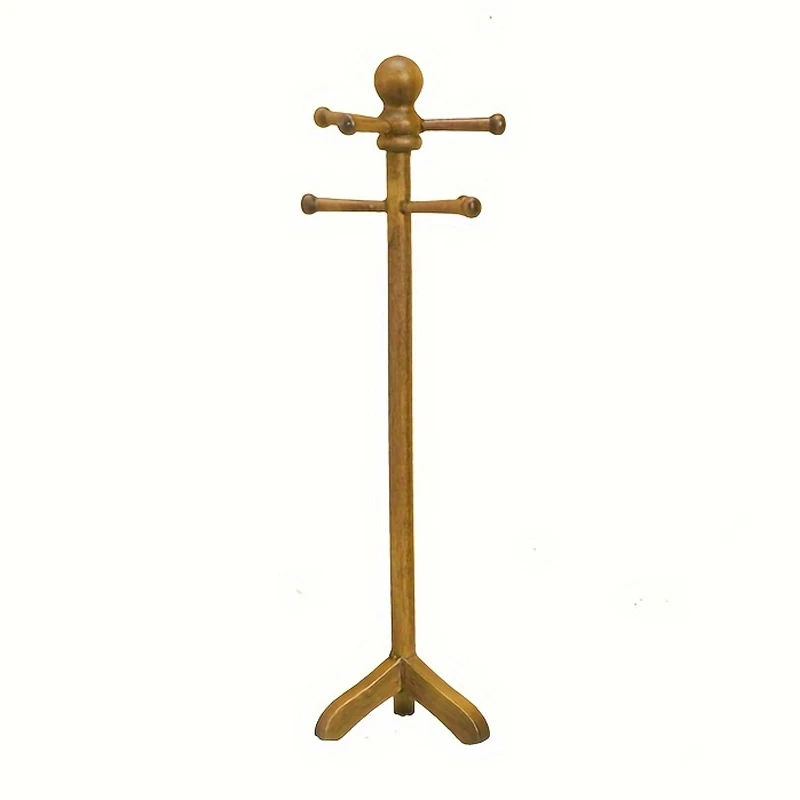 

1:12 Scale Mini Wooden Coat Rack Miniature Dollhouse Vintage Decoration Design Room Decor Toys Accessories Gifts