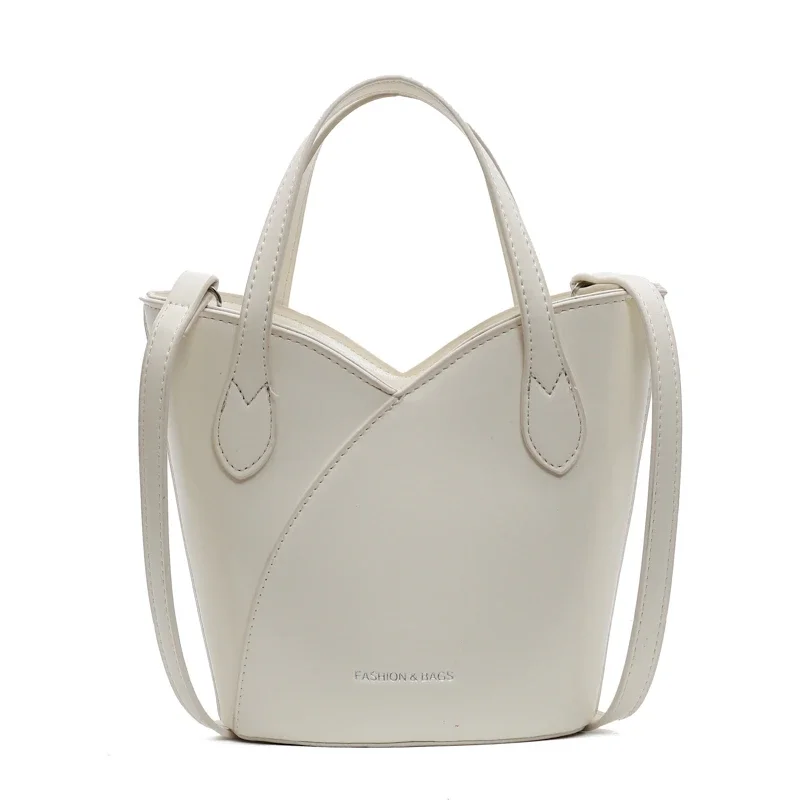

Chic Elegant Leather Diaper Bag For Women Designer Crossbody Handbag Minimalist Vintage Stylish Shopper