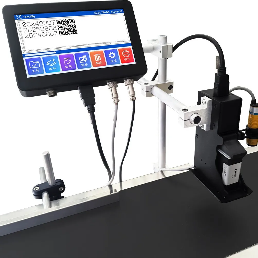 Automatic online inkjet printer assembly line date inkjet printer