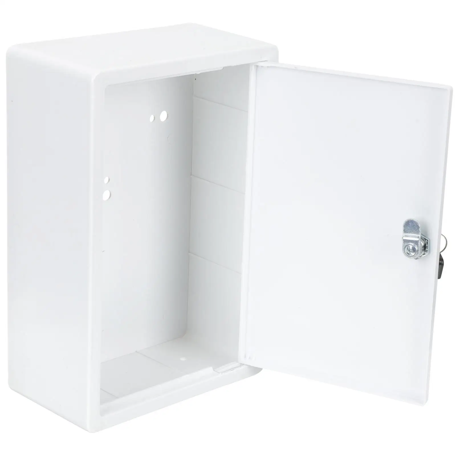 

Plastic Milk Box Storage Organizer Lockable Durable Craftsmanship Suitable Capacity Portable Case Mail Bottles Secure Delivery
