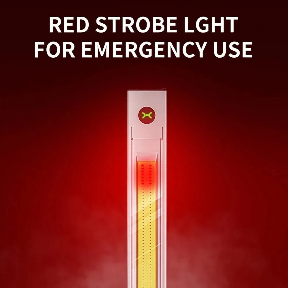 

6Mode LED Torch Light Super Bright Magnetic Pocket Work Light White Red Light Type-c Rechargeable Flashlight