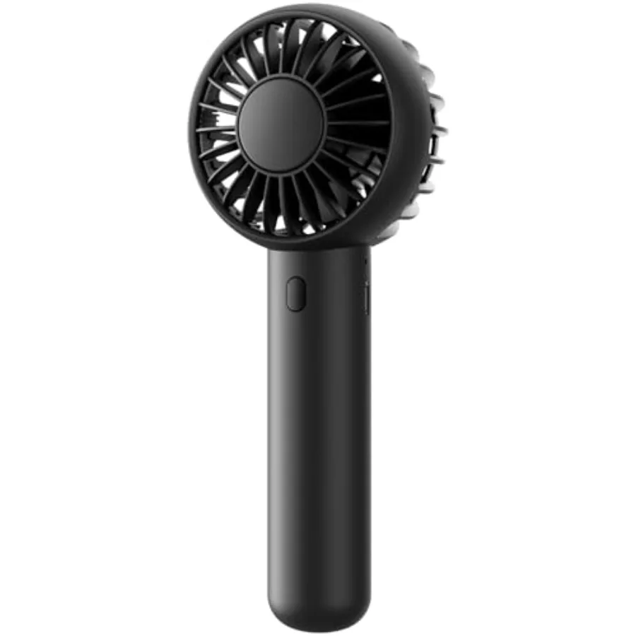 

Mini Portable Fan, Small and Powerful, Cute Design 3 Speed Personal Handheld fan and Desktop with Base, Lightweight USB Recharg