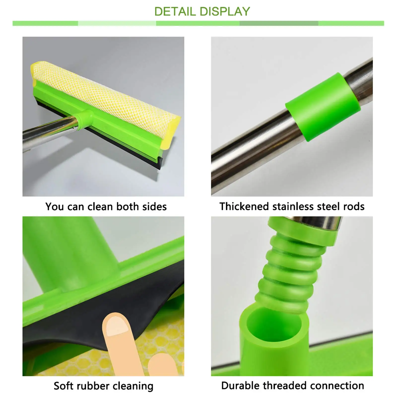 2-in-1 Squeegee for Window Cleaning, 10\