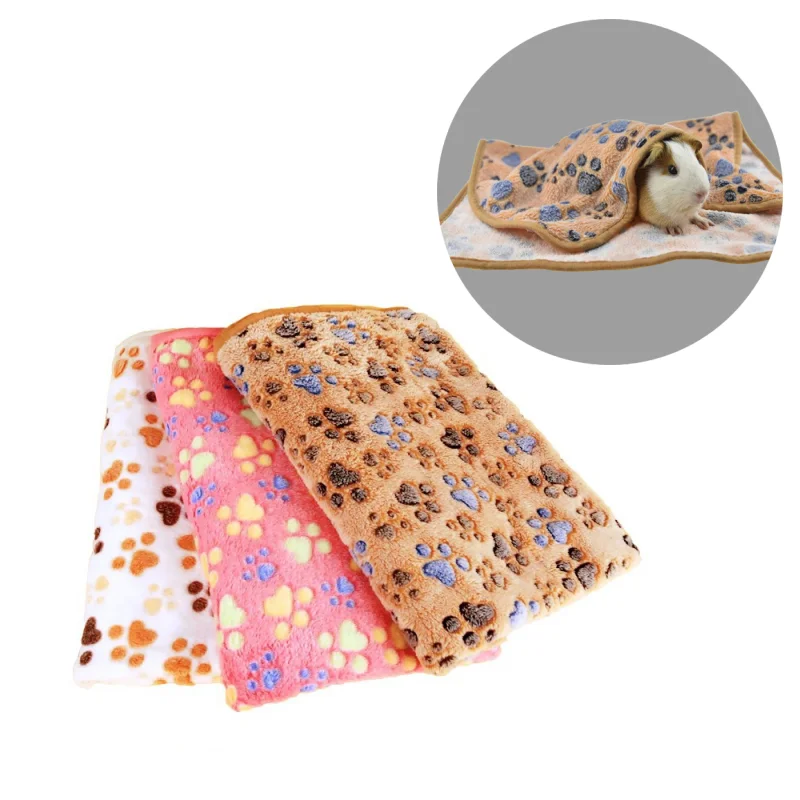 

Hamster Guinea Pig Blanket Small Pet Item Soft Warm Bed Sleep Mat Flannel Fleece Pad for Rabbit Hedgehogs Small Pet Accessories
