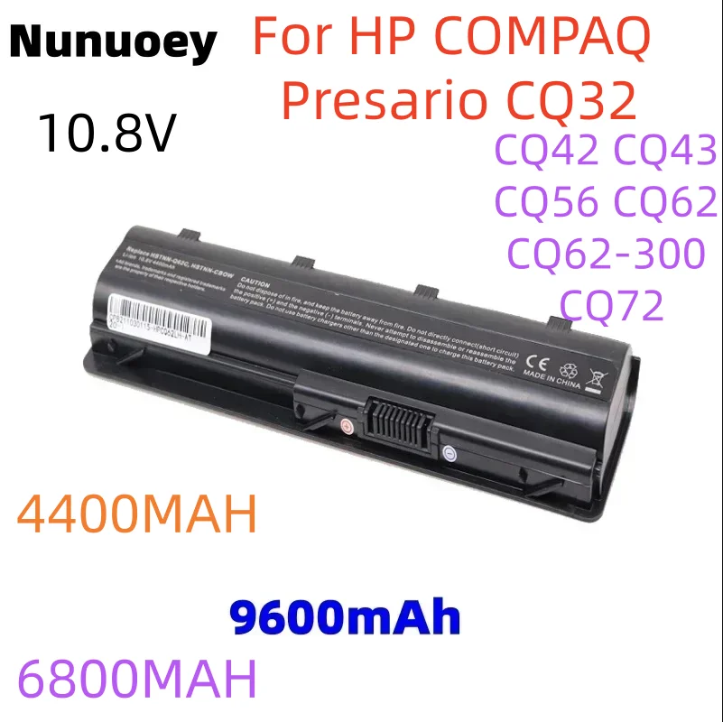 High Capacity MU06 Notebook Battery for HP Compaq CQ32 CQ42 CQ43 CQ56 CQ62 CQ72 Series