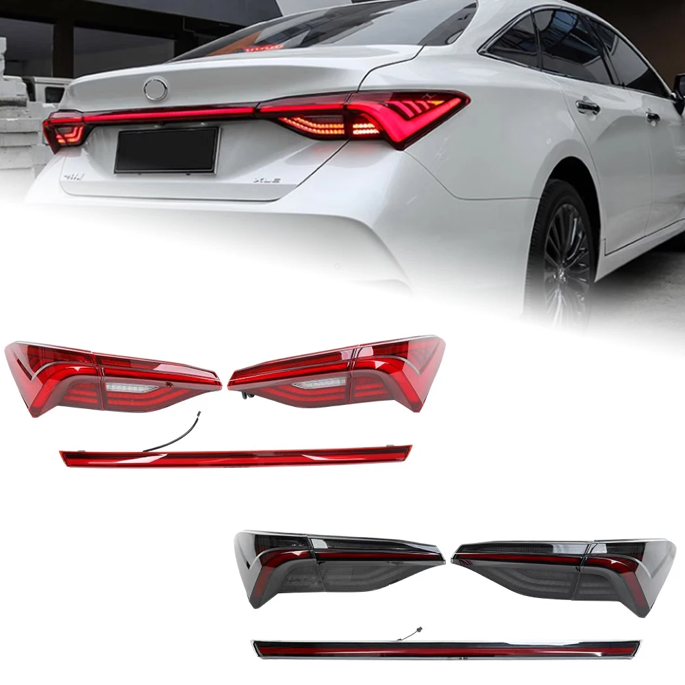 AKD Car Styling Tail Lamp for Toyota Avalon Tail Lights 2018-2023 Avalon LED Tail Light Dynamic Signal Rear Lamp Auto Accesories