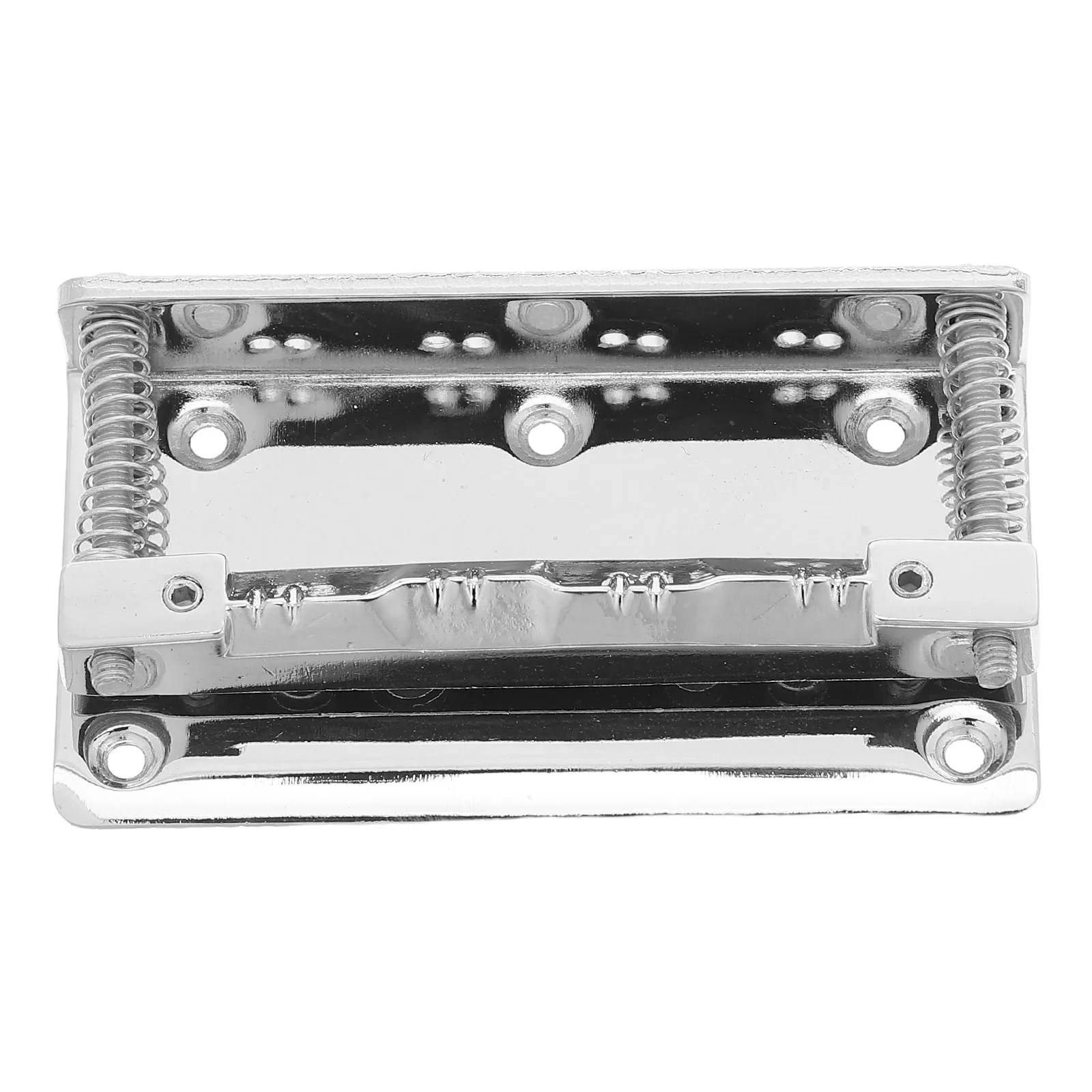 

1Set Mandolin Bridge Tailpiece Metal Silver Replacement Accessory Accurate Tuning Durable Mandolin Instrument Parts