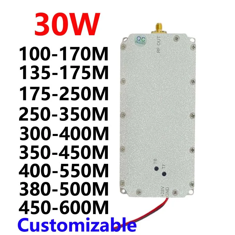 30W RF module low frequency power amplifier 100-170MHZ135-175MHZ175-250MHZ250-350MHZ350-450MHZ300-400MHZ400-550MHZ380-500MHZ